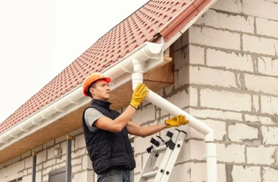 Pose et remplacement de gouttières à Lapugnoy